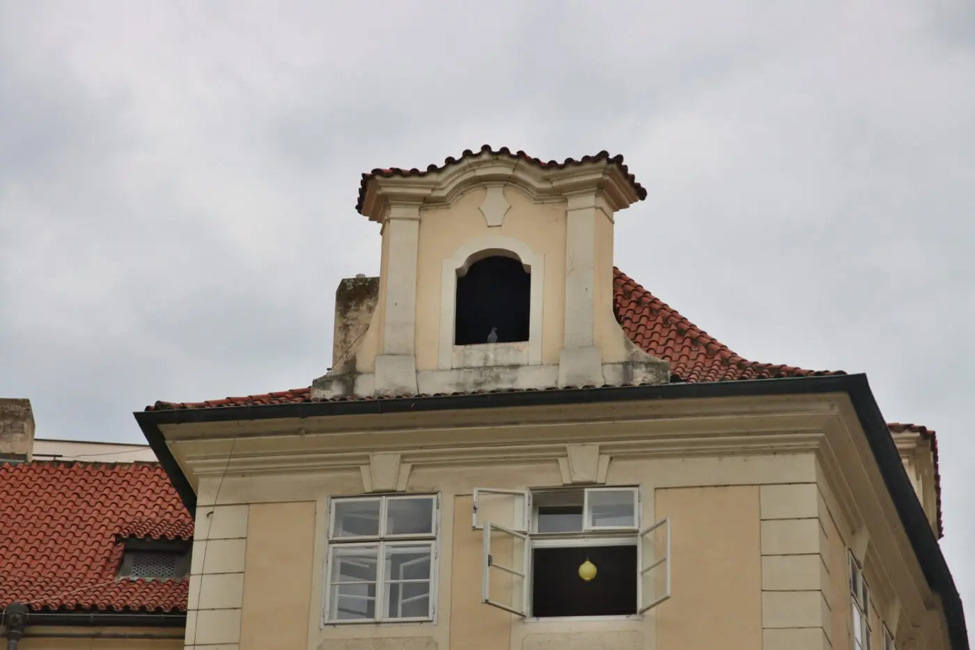 První holubi už zde našli úkryt...